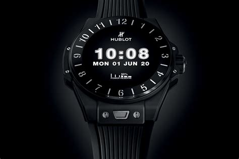 black and navy hublot|hublot digital watch.